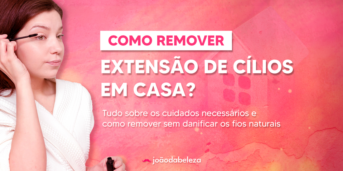 Como remover extensão de cílios em casa