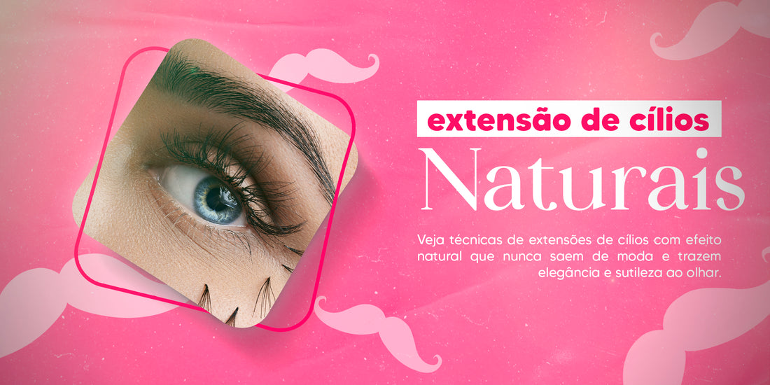 extensão de cílios naturais