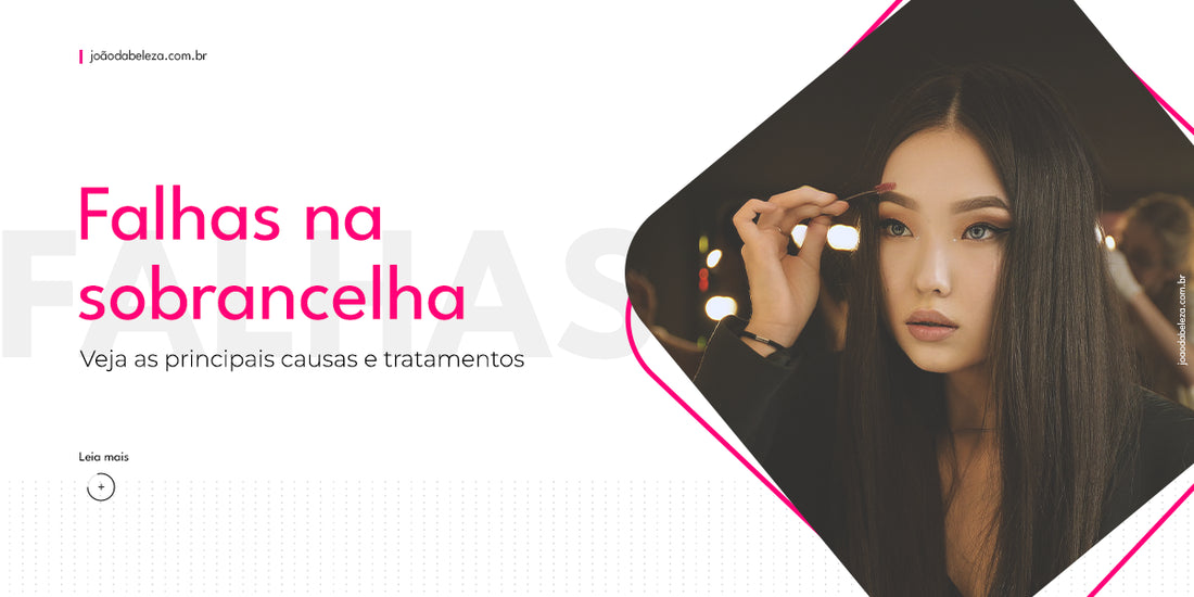 falha na sobrancelha