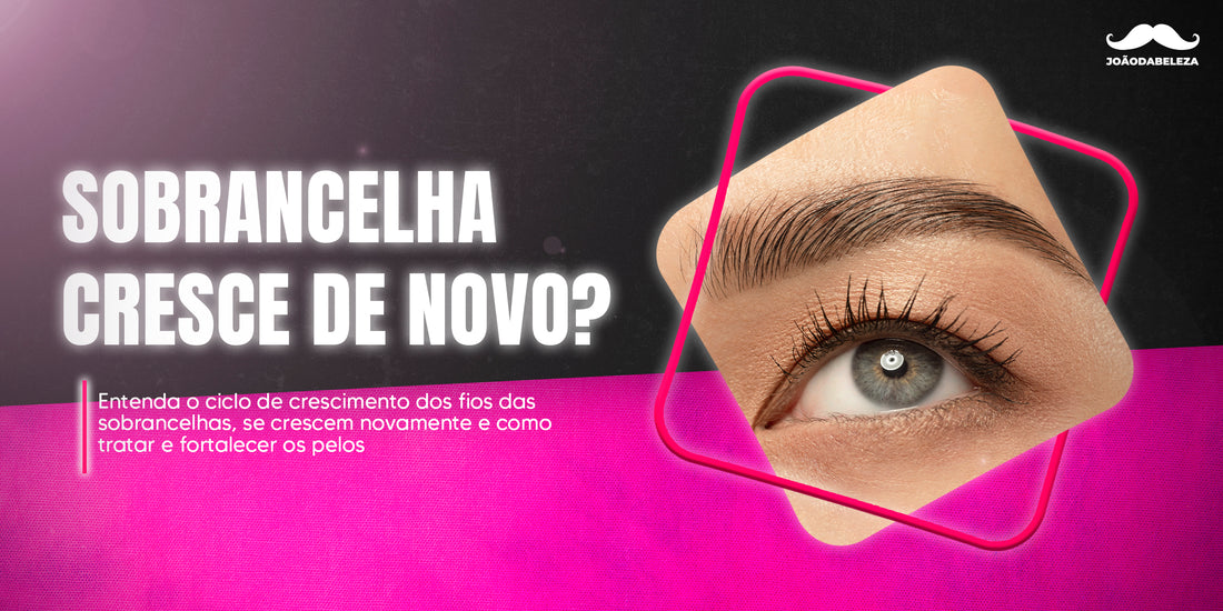 Sobrancelha cresce de novo? Entenda o ciclo de crescimento, como fortalecer o fio e estimular o crescimento