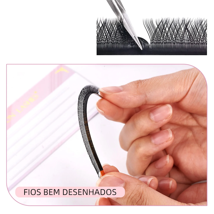 Cílios Arison Yy Estojo Maior