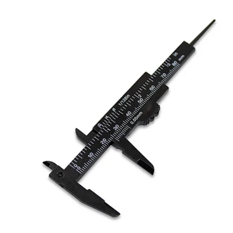 Kit design de sobrancelhas profissional Paquimetro Navalha