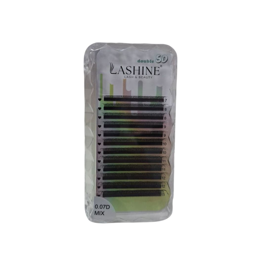 Cílios Lashine W 5D Double Curvatura D