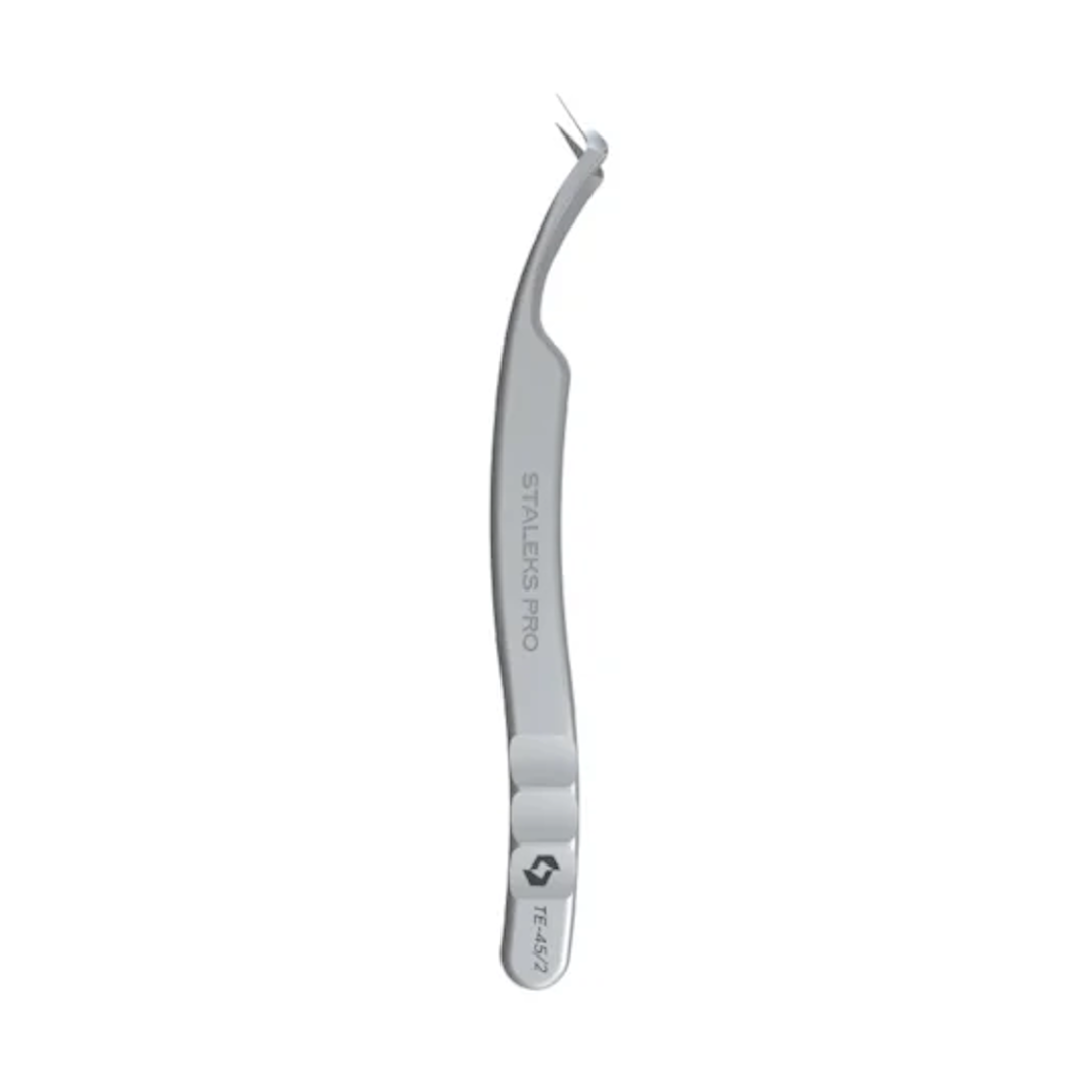 Pinça Para Extensão de Cílios Staleks Pro 45/2