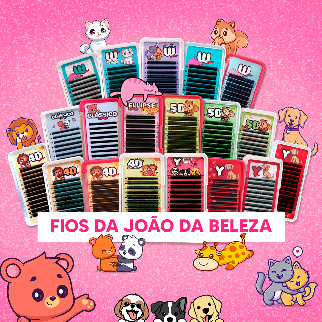 Cílios João da Beleza W 4D Curvatura LU e N