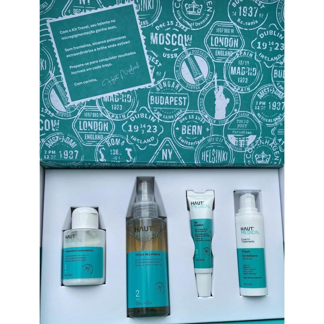 Haut Medical - Kit Travel para Micropigmentação - Controle de Expansão de Fios