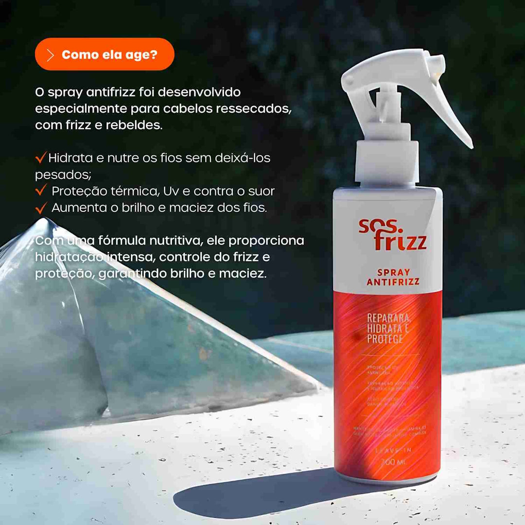 Leave In Spray Antifrizz - Sos Frizz