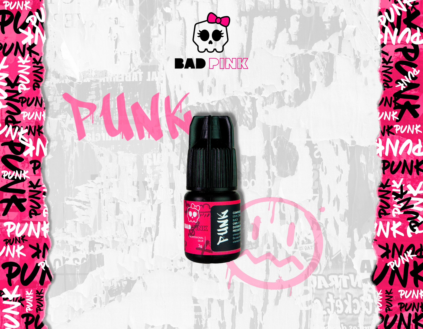 Cola Adesivo BAD PINK - PUNK
