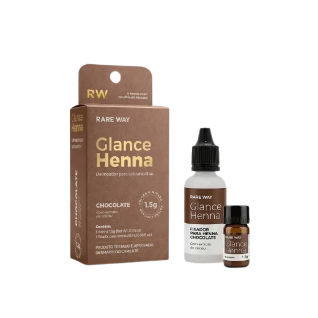 Glance Henna Mini para sobrancelhas Rare Way
