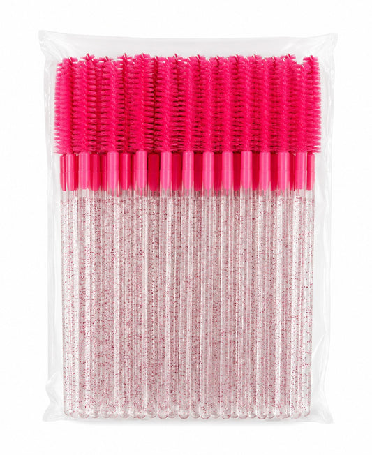 Escovinha de Silicone com glittert - 50 unidades