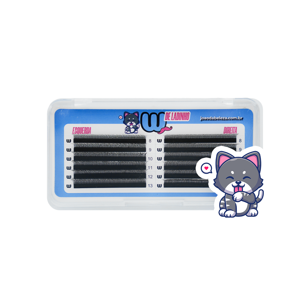 Cílios João da Beleza 3D de Ladinho Curvatura CC