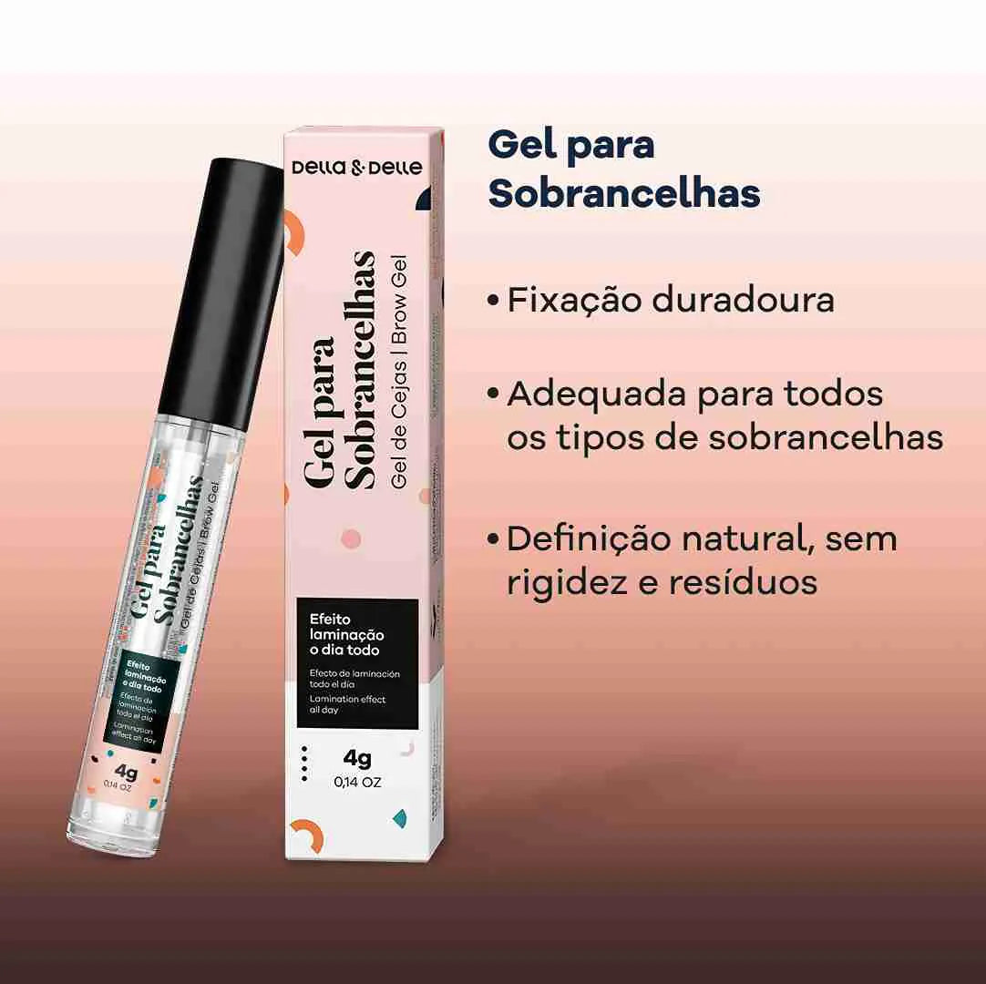 Gel para Sobrancelhas Della e Delle