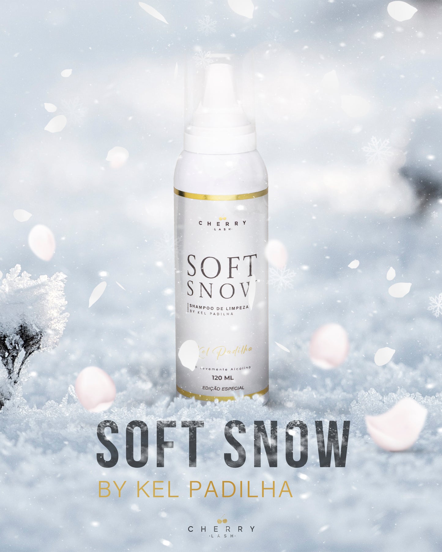 Espuma de Limpeza Cherry Lash Soft Snow