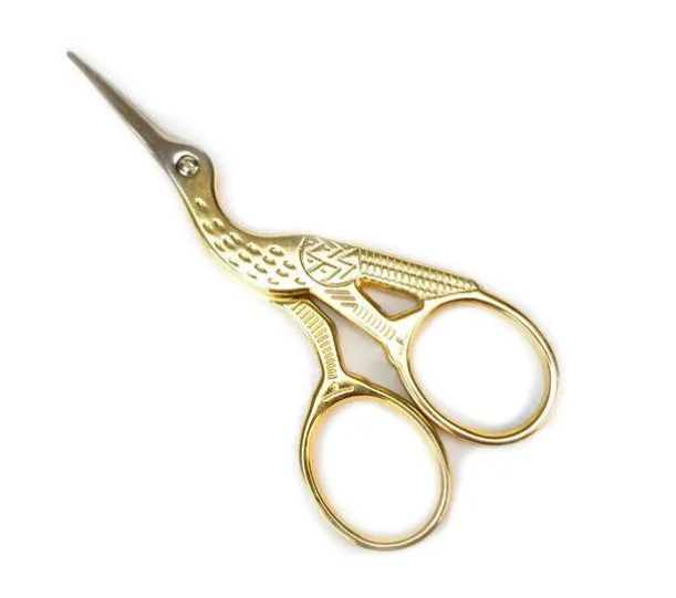 Tesoura para Design de Cílios e Sobrancelhas (Forma de Pássaro)