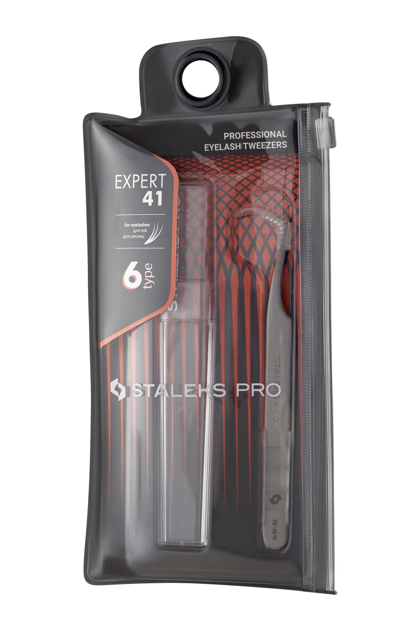 Pinça Para Extensão de Cílios Staleks Pro 41/6