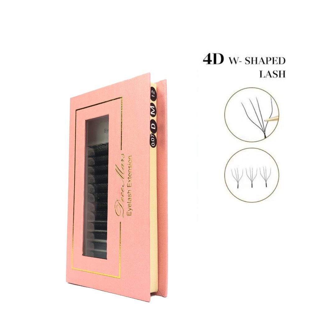 Foto Cílios Decemars fio W 4D mix para Extensão de Cílios