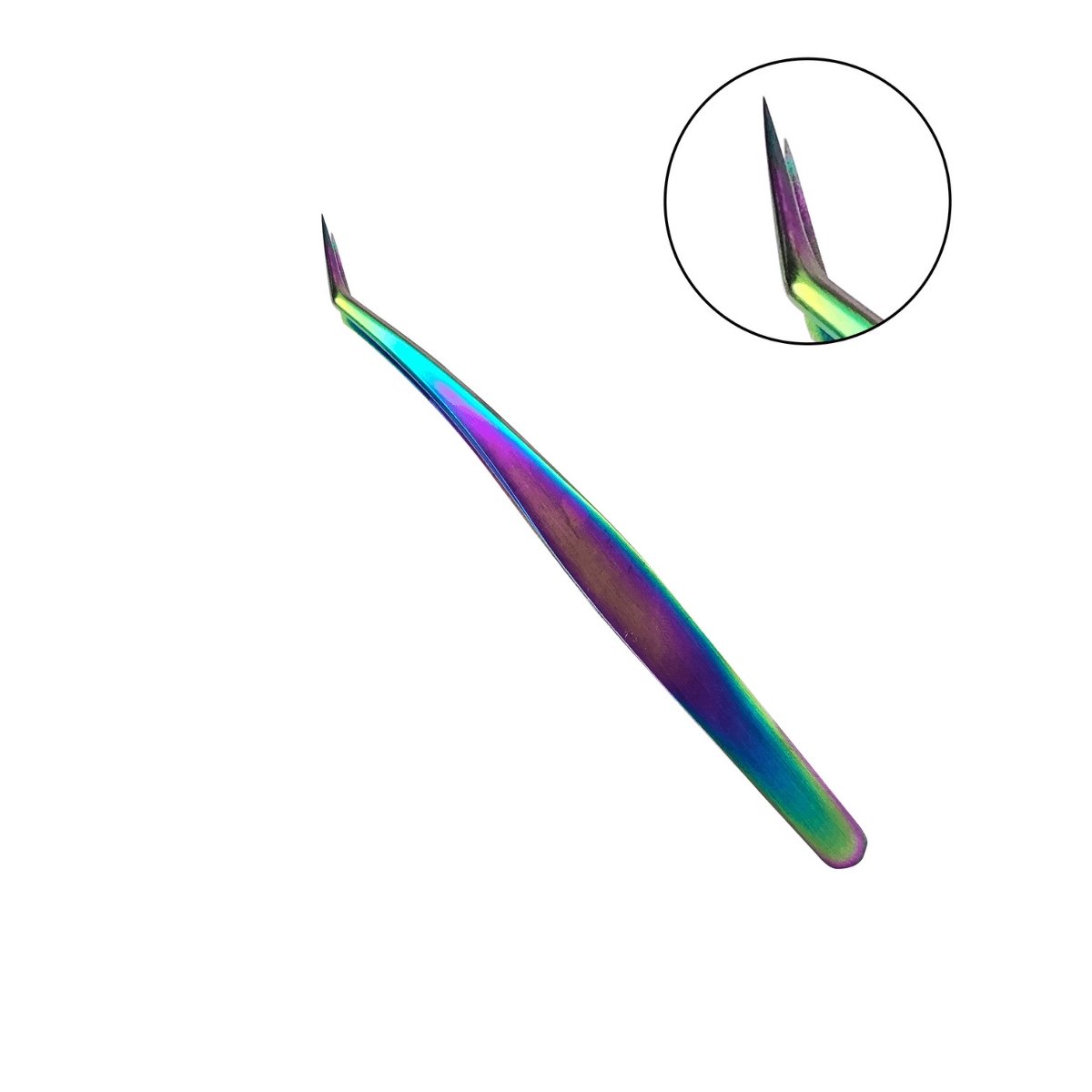 Foto Kit Pinças Curva E Reta Para Extensão de Cílios para Extensão de Cílios