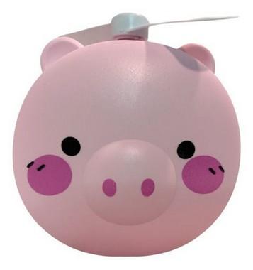 Foto Mini Ventilador Porquinho Rosa para Extensão de Cílios