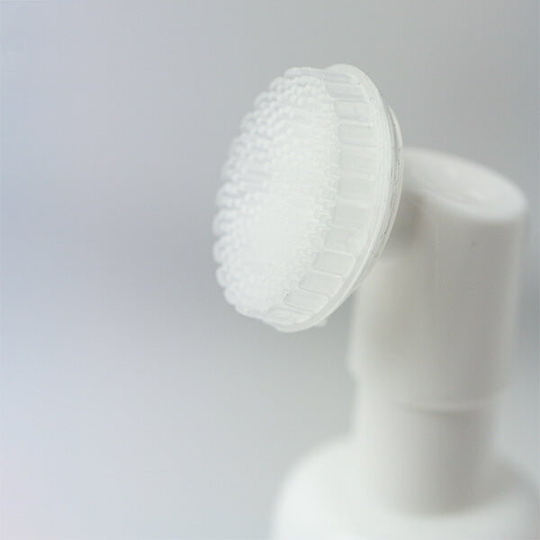Frasco Pump Espumador Com Escova de Silicone Skincare