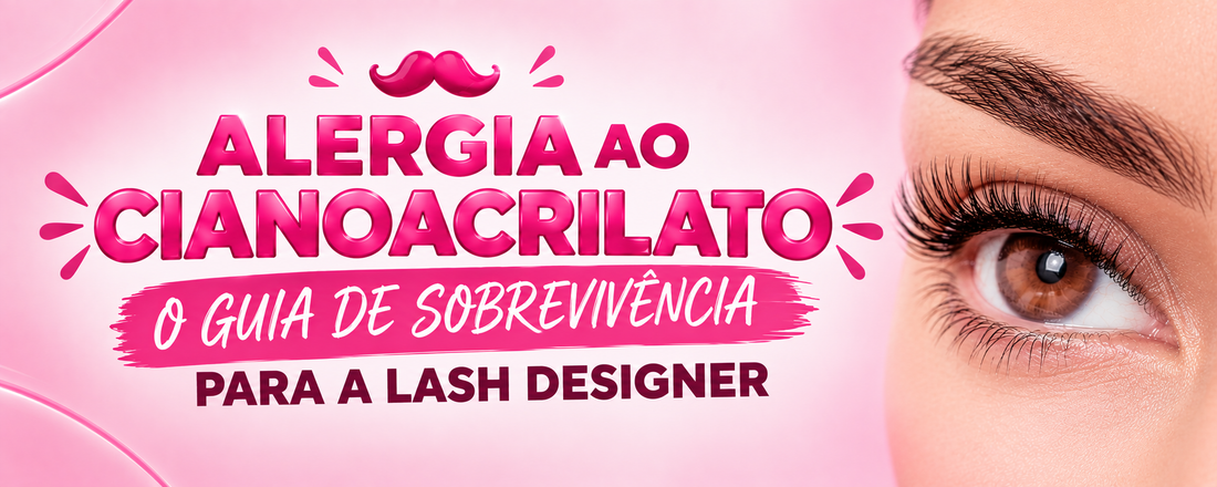 Alergia ao cianoacrilato na extensão de cílios: o que toda lash designer precisa saber