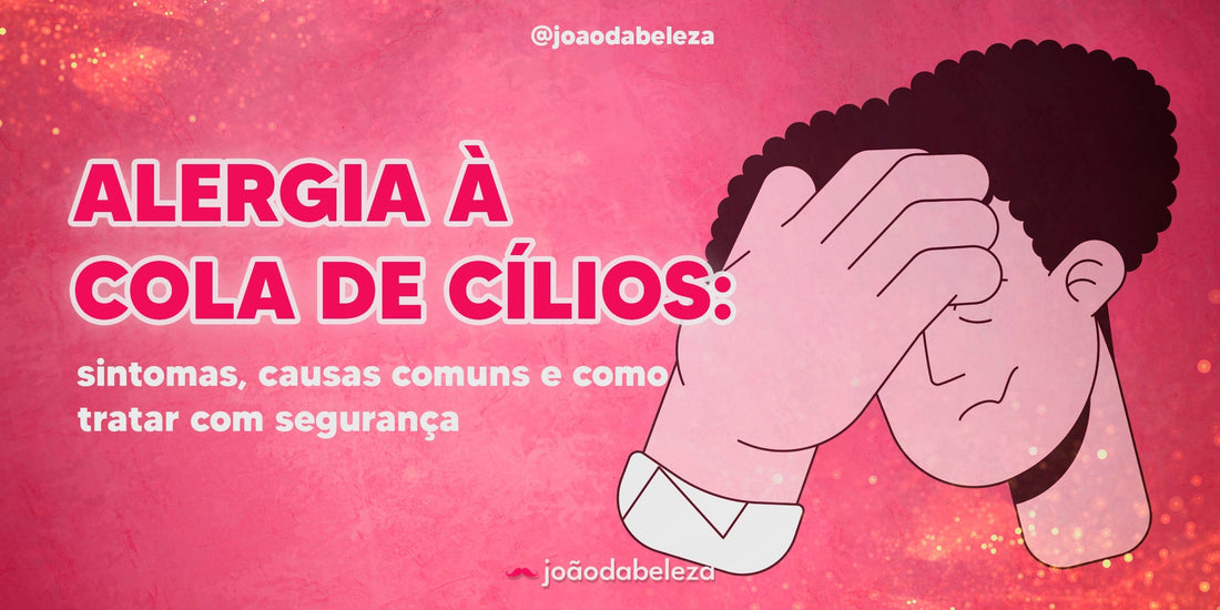 alergia de cola de cílios