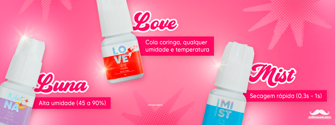 adesivo de cílios Clione