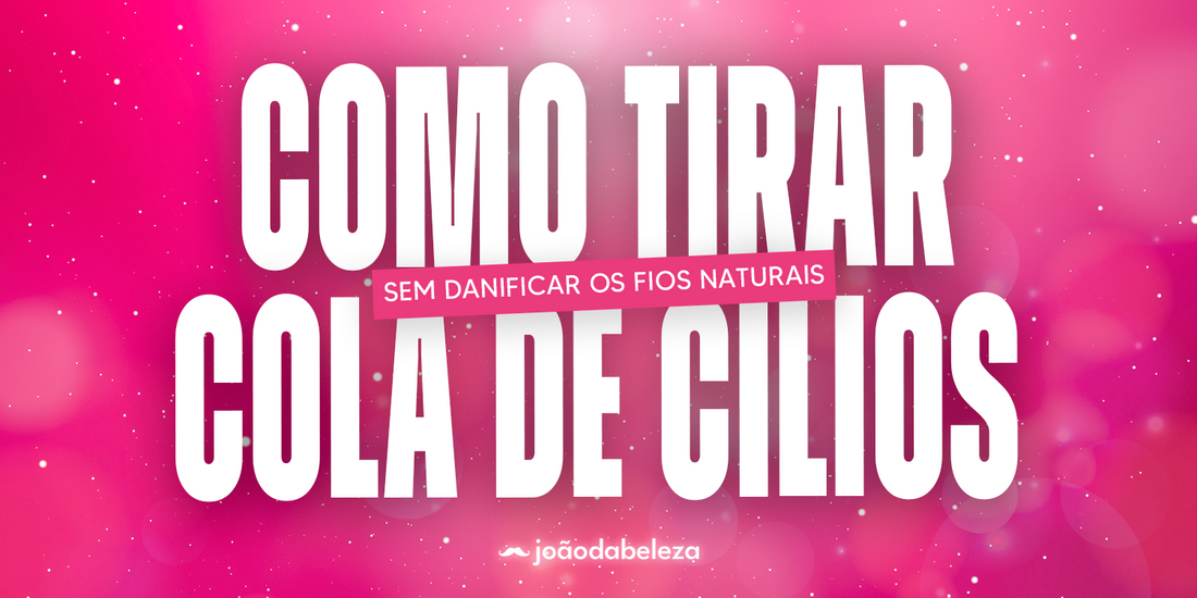 como tirar cola de cílios
