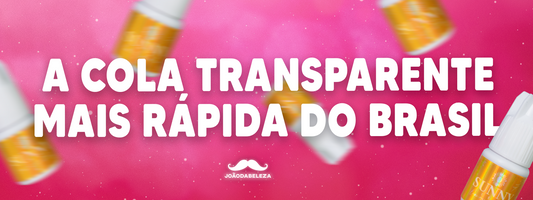cola de cílios transparente