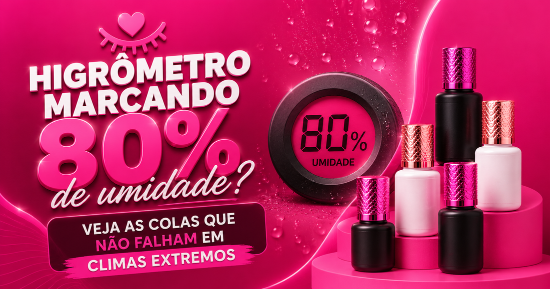 Cola de cílios para alta umidade