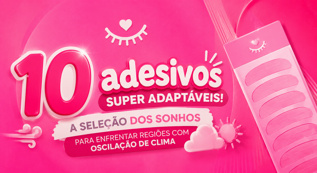 Melhores colas de cílios para variação de clima