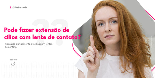 Quem usa lente de contato pode fazer extensão de cílios?