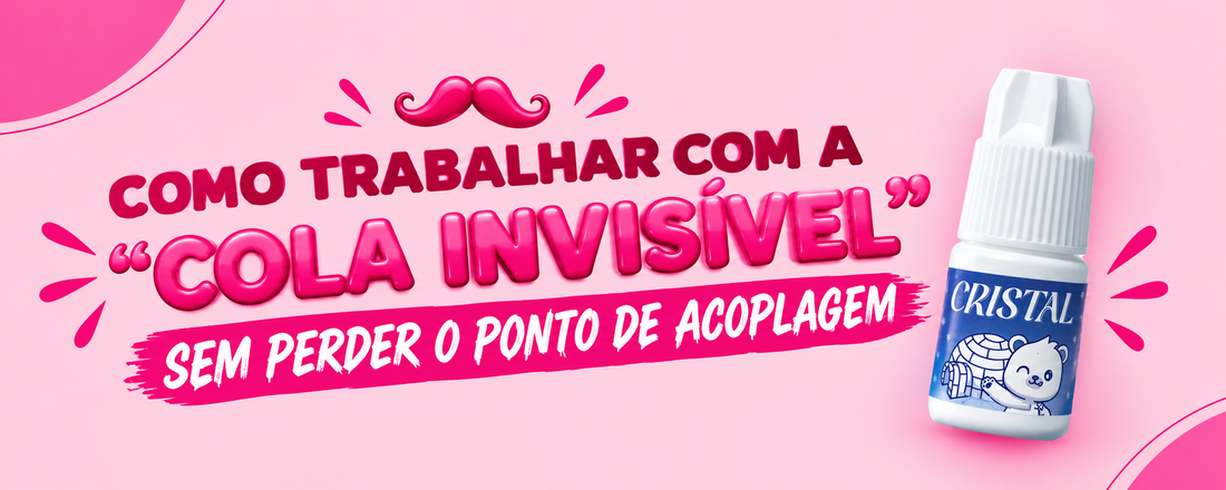 Como usar cola de cílios transparente sem perder a acoplagem