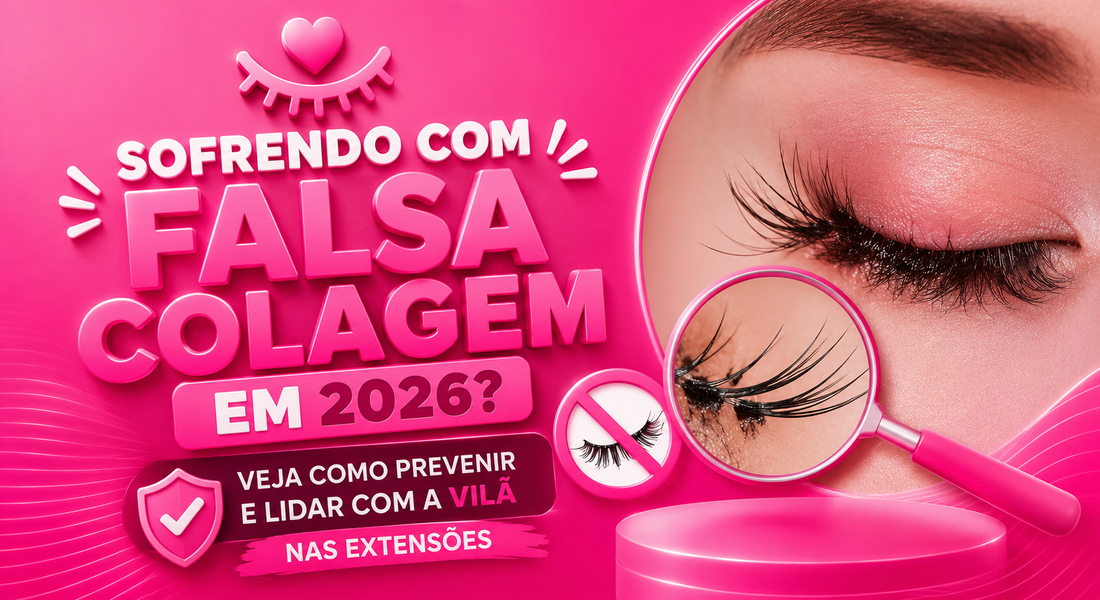 Falsa colagem em extensão de cílios: o que é, por que acontece e como eliminar de vez