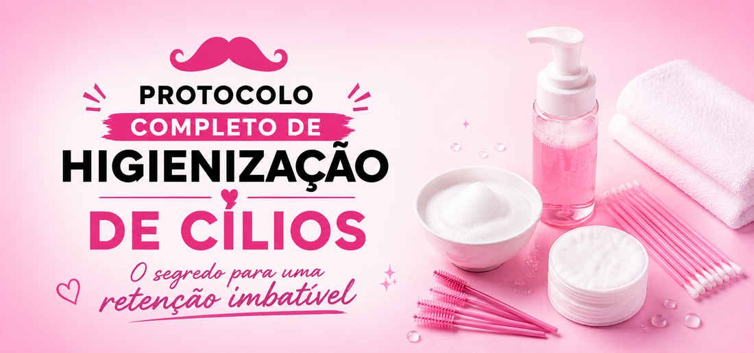 Higienização de cílios