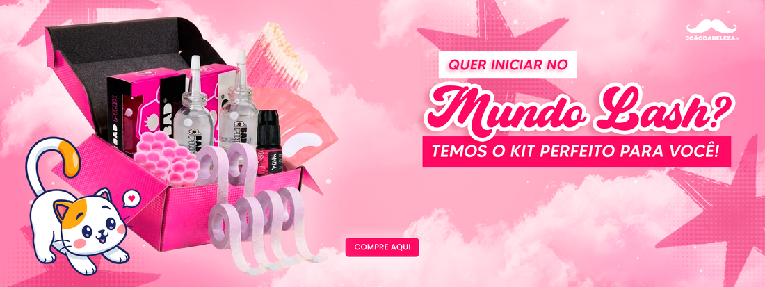 Kit iniciante lash designer: a base completa pra começar atendendo com confiança