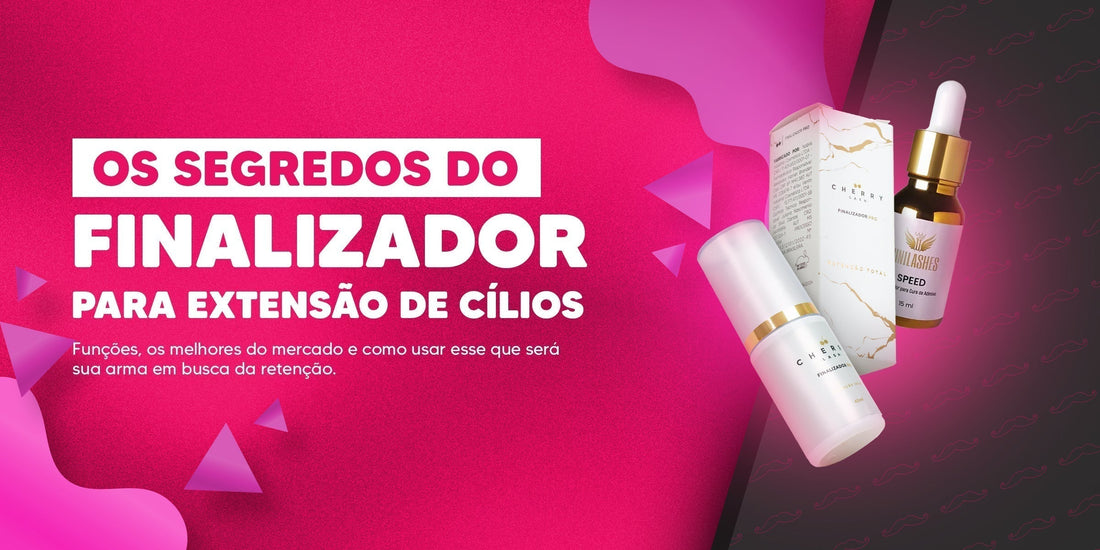 finalizador de extensão de cílios