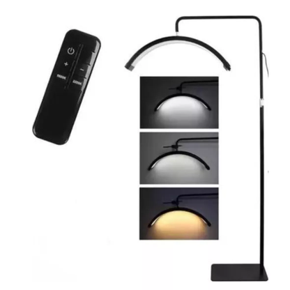 Luminária Meia-Lua com suporte para celular