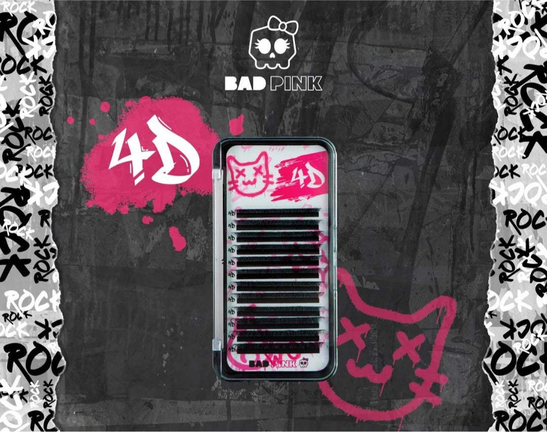 Cílios BAD PINK W 4D Curvatura M