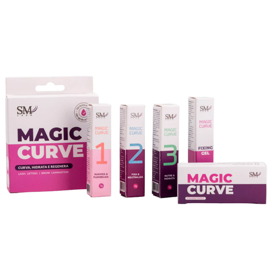 Kit Lash Lifting e Brow Lamination SM Lash Magic Curve