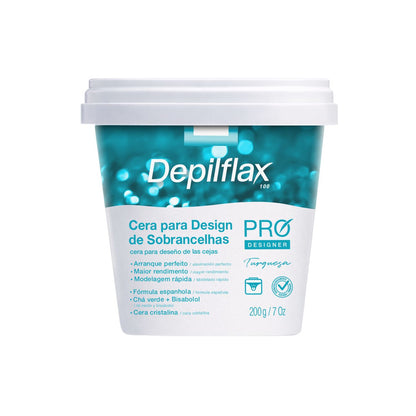 Depilflax Cera Para Depilação Turquesa - POTE
