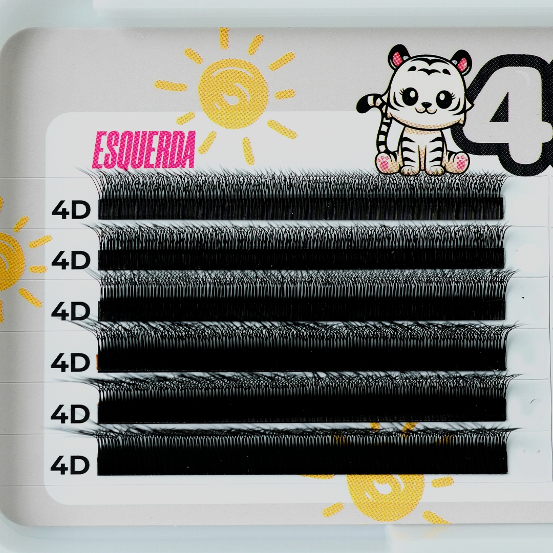 Cílios João da Beleza 4D de Ladinho Curvatura M