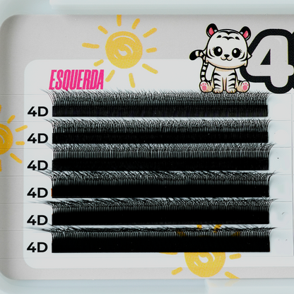 Cílios João da Beleza 4D de Ladinho Curvatura C