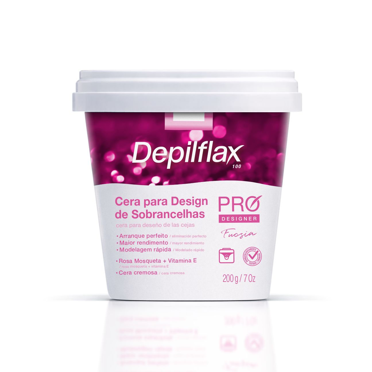 Depilflax Cera Para Depilação Roxo - POTE