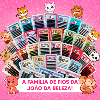 Cílios João da Beleza U 3D Curvatura C