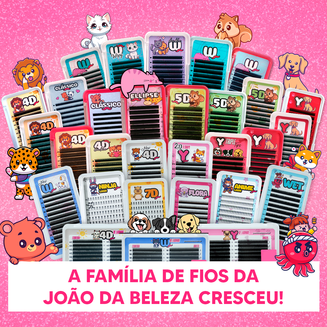 Cílios João da Beleza Flora Curvatura M