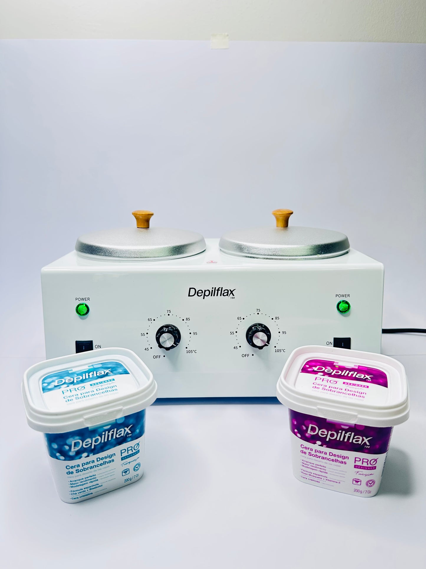 Depilflax Cera Para Depilação Turquesa - POTE