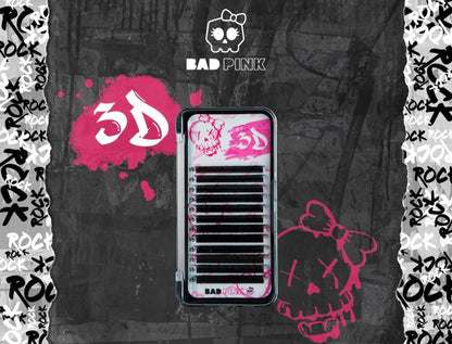 Cílios BAD PINK W 3D Curvatura M