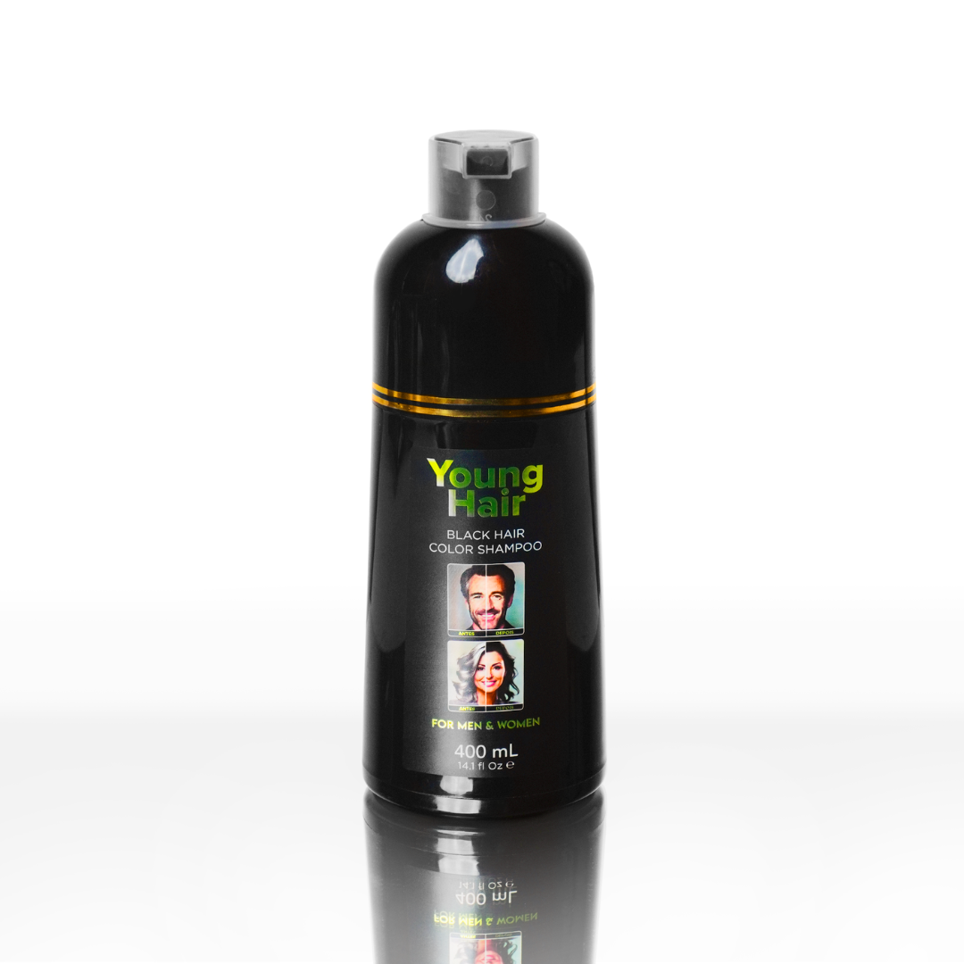 Shampoo Tonalizante Cor Preto 400 ml - Cabelo Jovem imagem 3 – João Da Beleza
