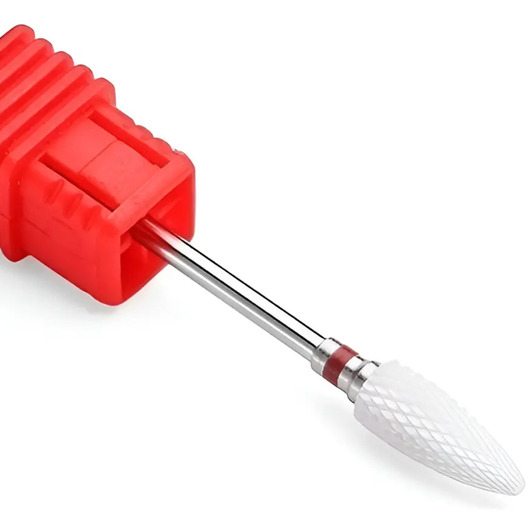 Broca Cerâmica Para Unhas Acrigel Lixa Ponta Profissional