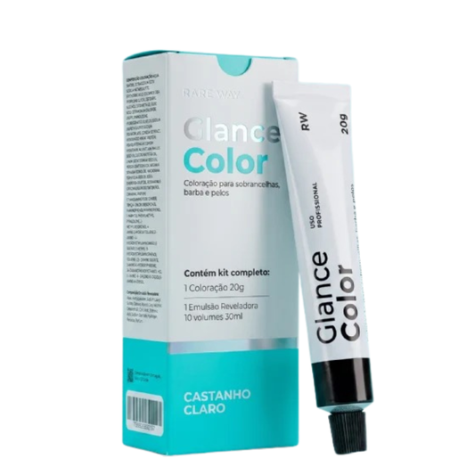 Glance Color Para Sobrancelhas Barba e Pelos - Rare Way